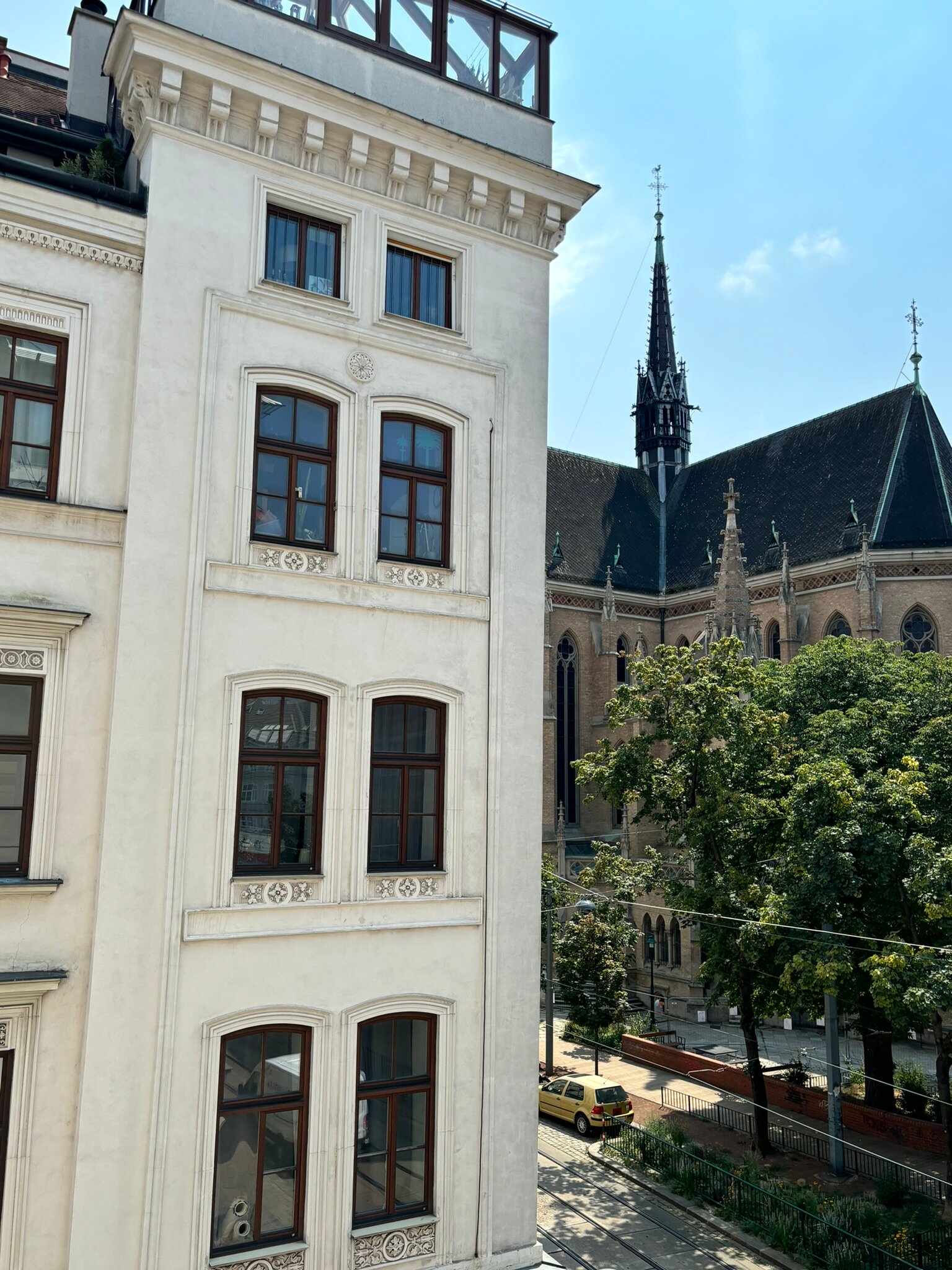 Blick aus dem Fenster