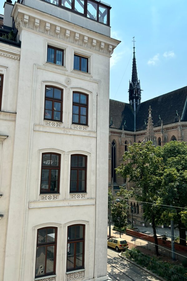 Blick aus dem Fenster