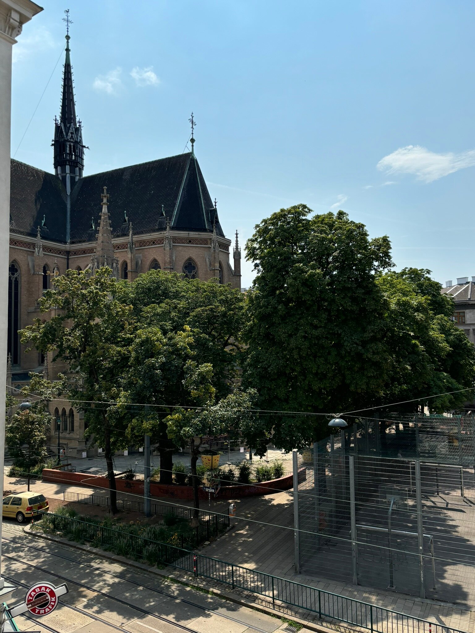 Blick aus dem Fenster