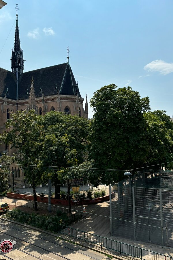 Blick aus dem Fenster