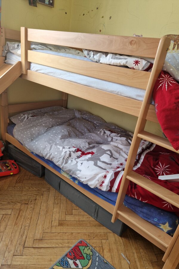 Schlafzimmer mit Stockbett