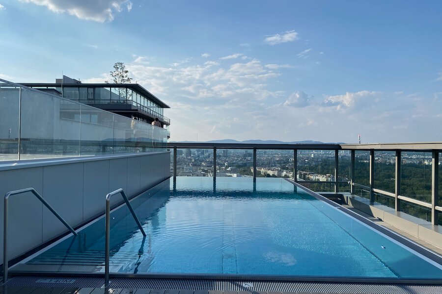 Pool am Dach