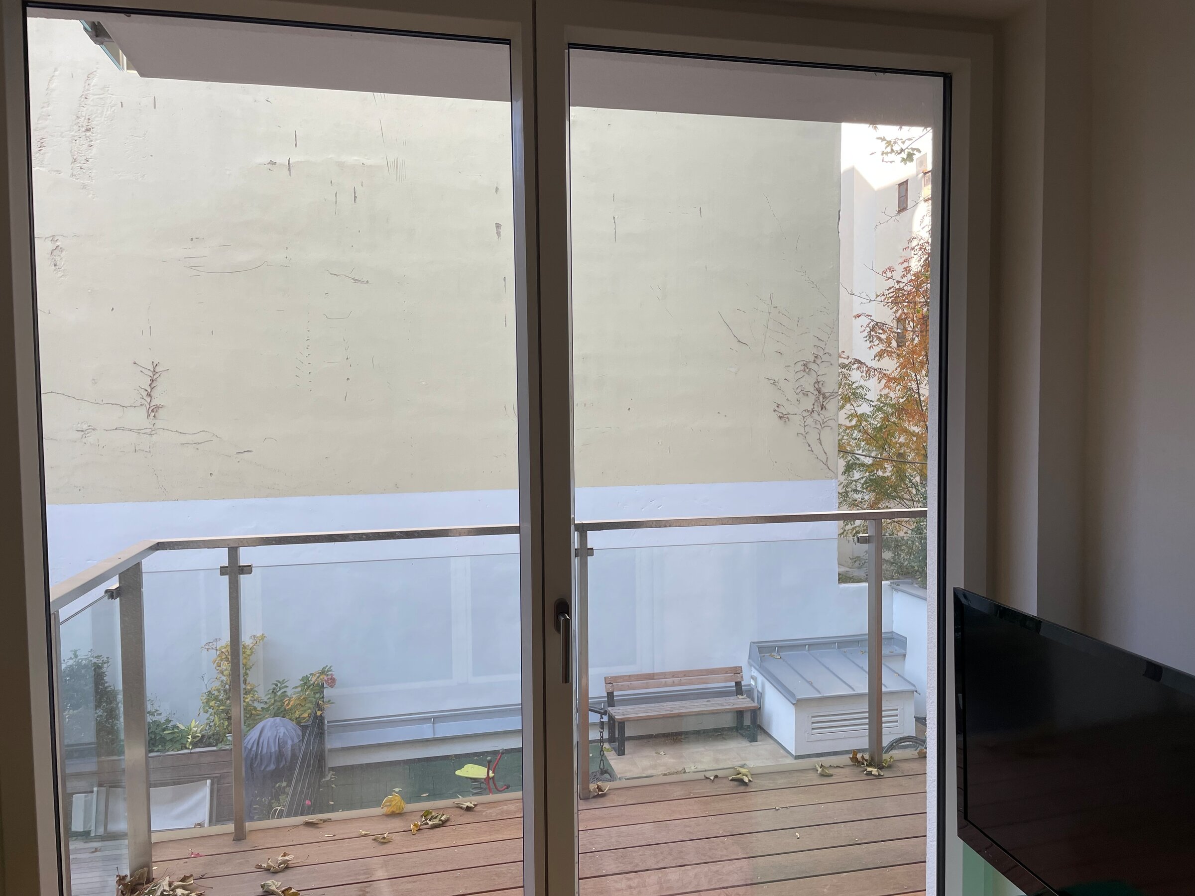 Blick vom Schlafzimmer