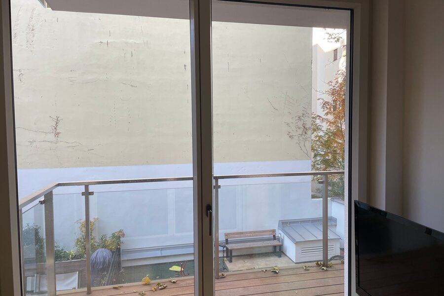 Blick vom Schlafzimmer