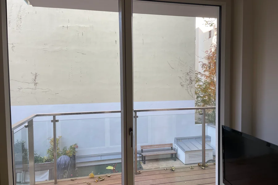 Blick vom Schlafzimmer