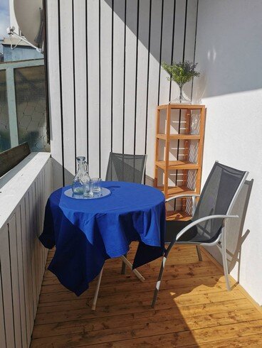 Sitting area on balcony | © Susanne Rupf