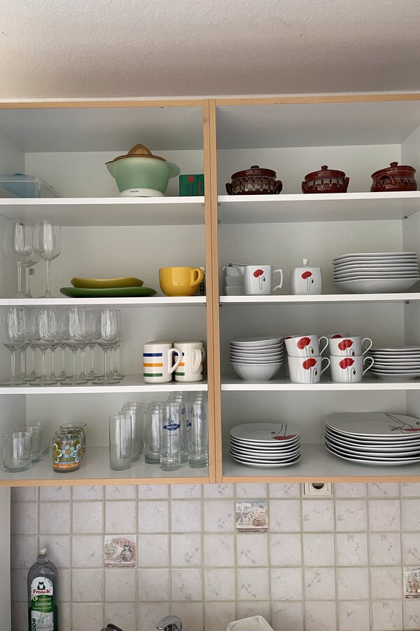 Voll ausgestattete Küche