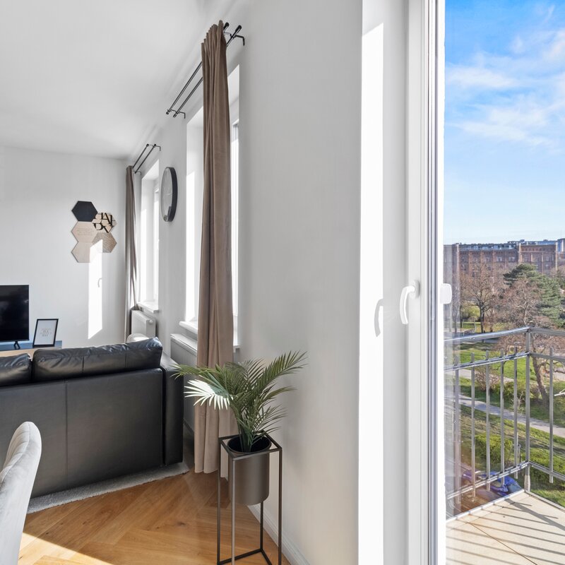 Wohnzimmer mit Ausblick