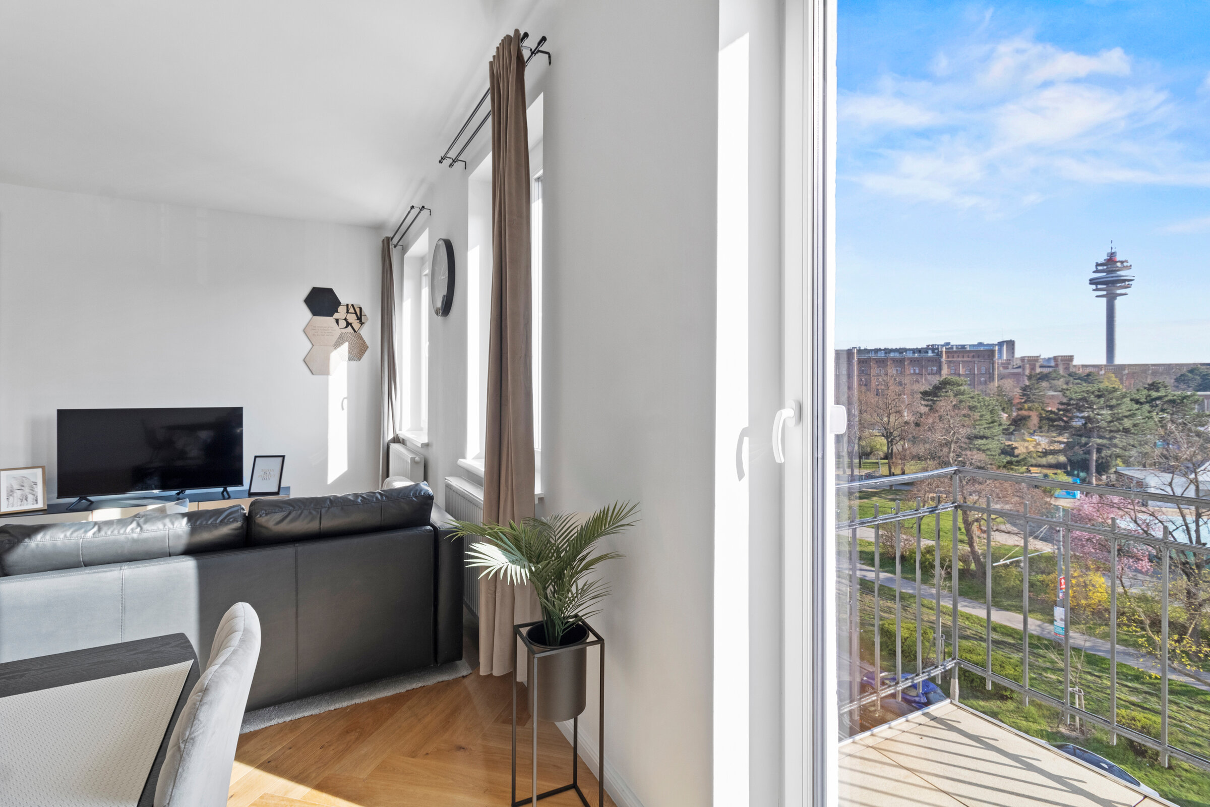 Wohnzimmer mit Ausblick