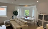 Living, dining area