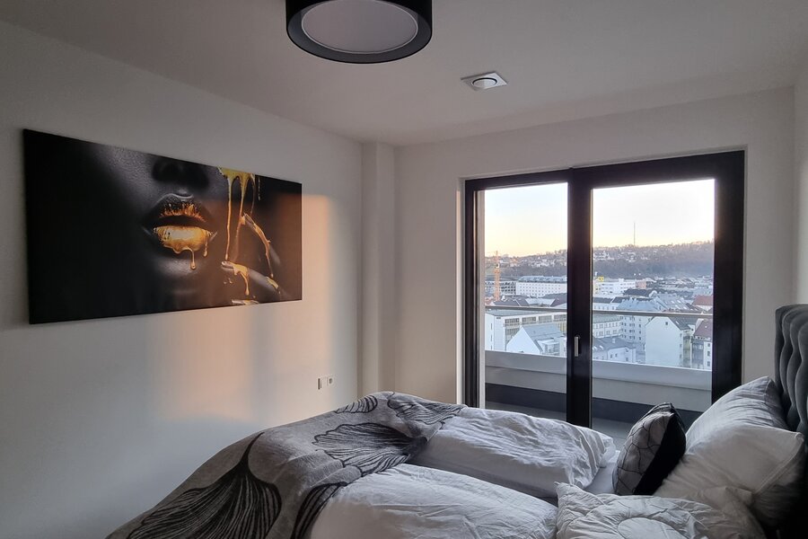 Atemberaubender Ausblick auf die Stadt 