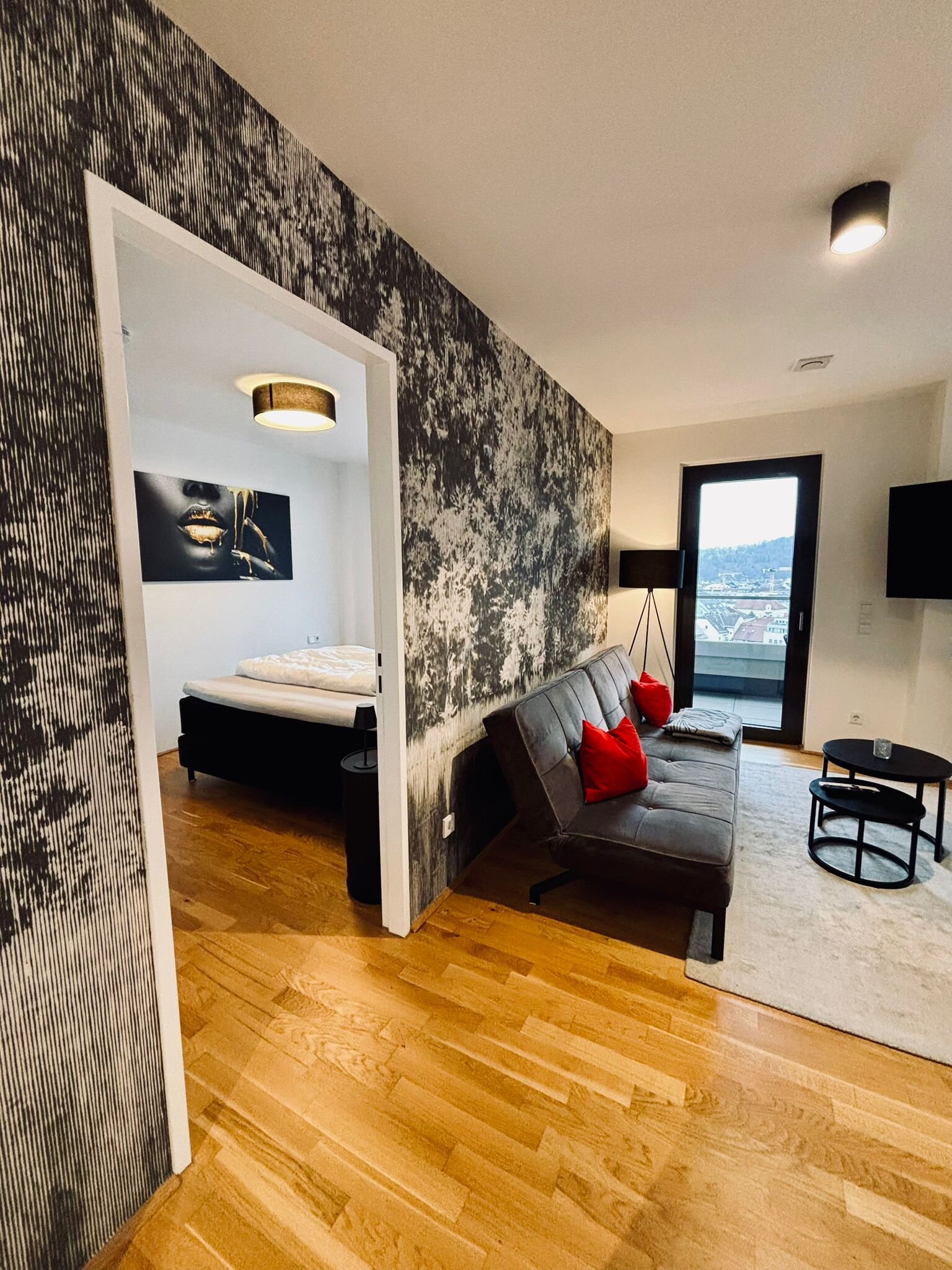 Wohnzimmer/ Schlafzimmer 