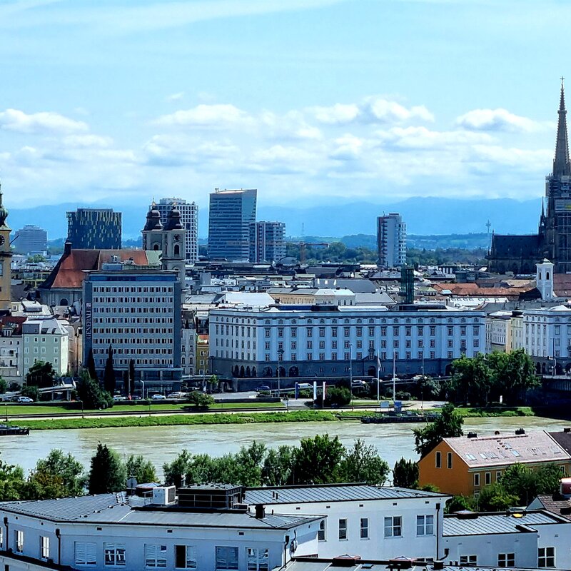 Ausblick vom Balkon