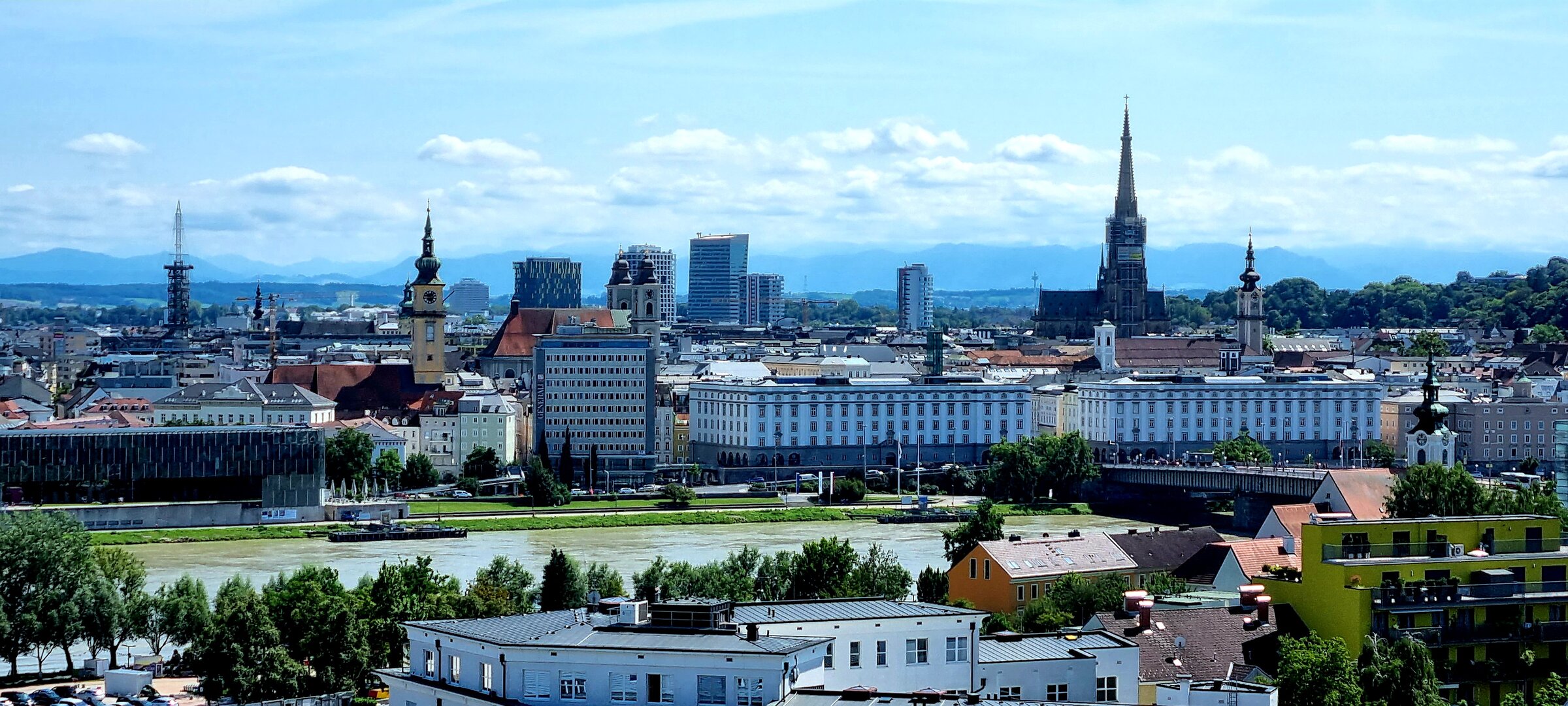Ausblick vom Balkon