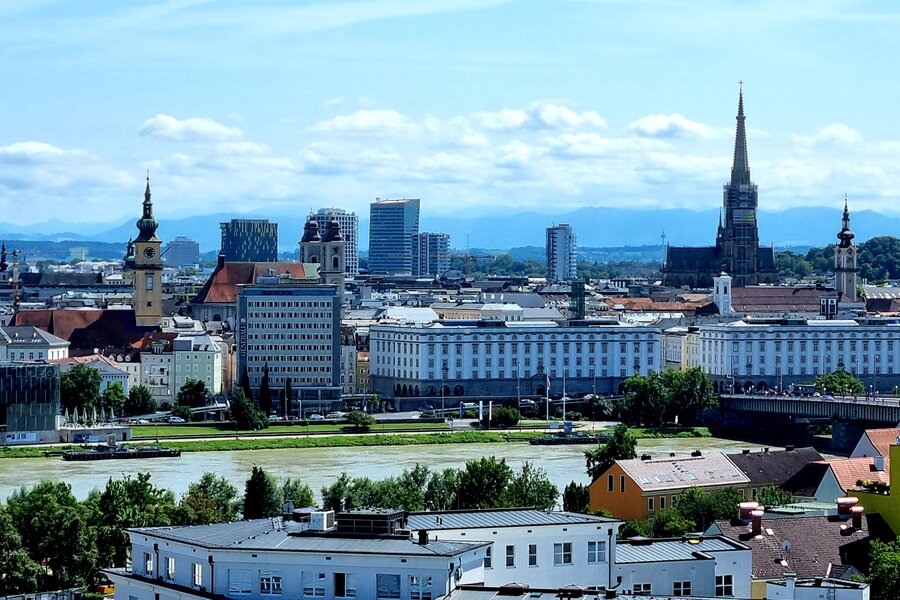 Ausblick vom Balkon