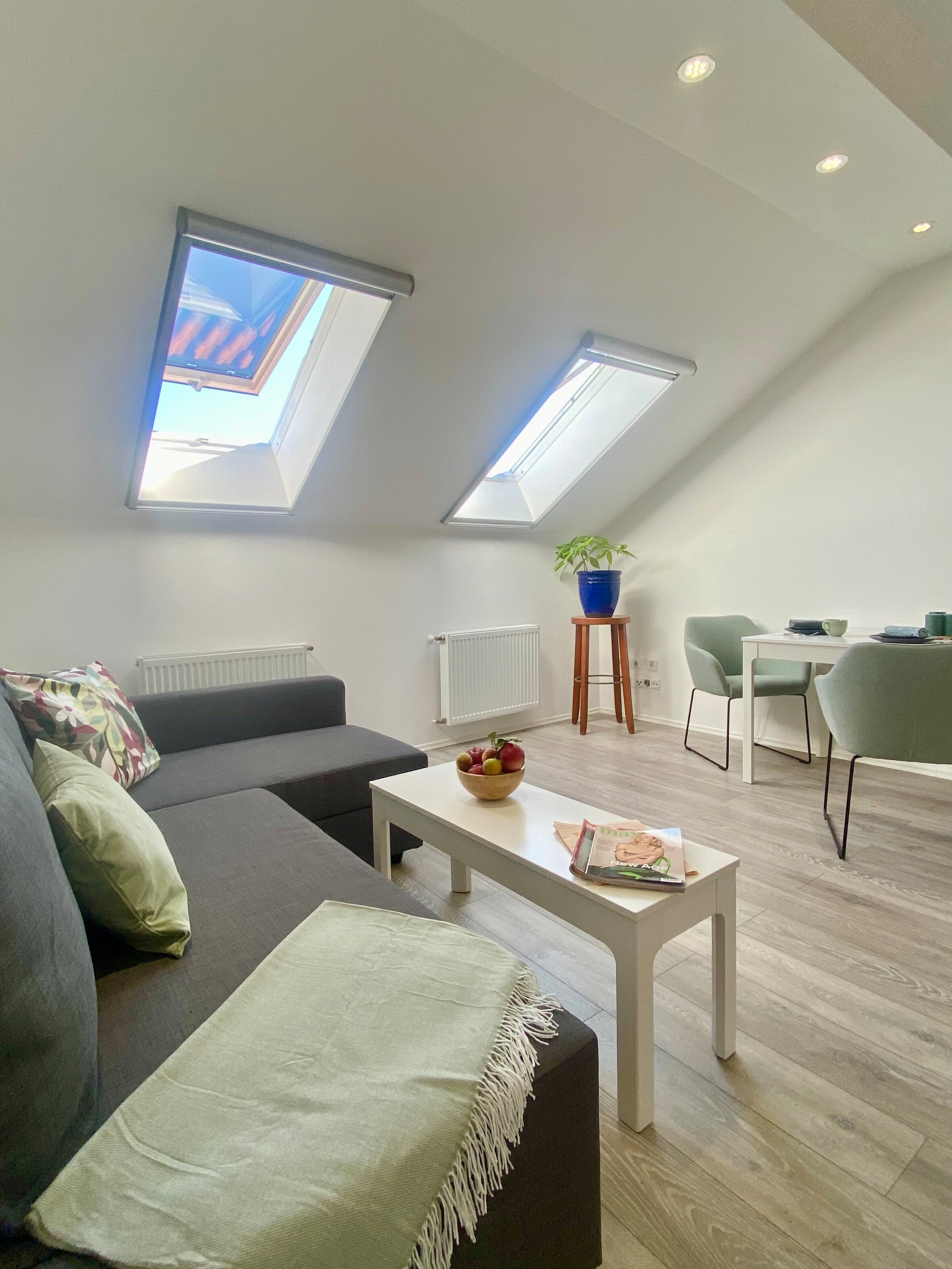 ausziehbare Schlafcouch (für 2 Personen Liegefläche 140x200cm)