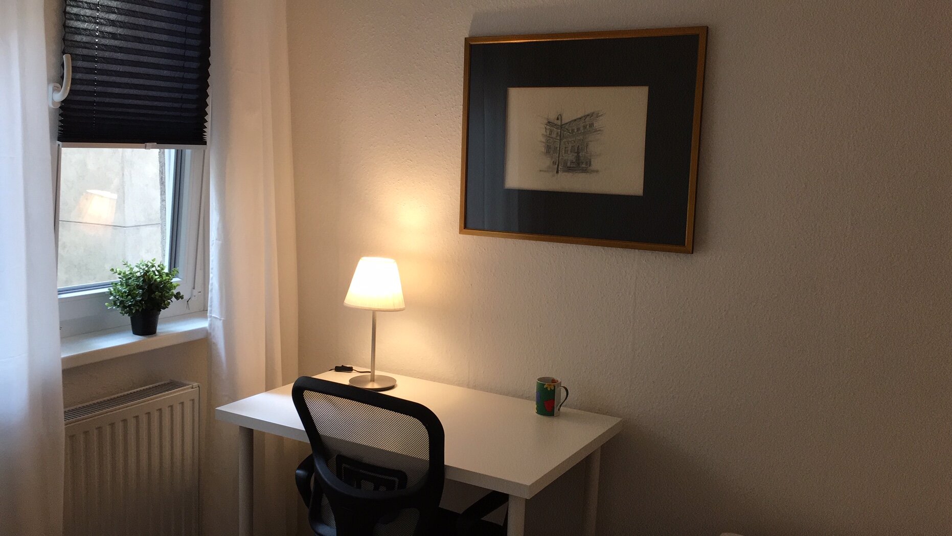 kann im Wohn- oder Schlafzimmer sein