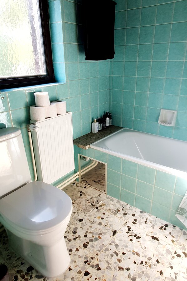 Badezimmer mit WC