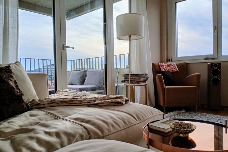 Gemütliche Sitzecke mit Aussicht | © Petra Messinger 