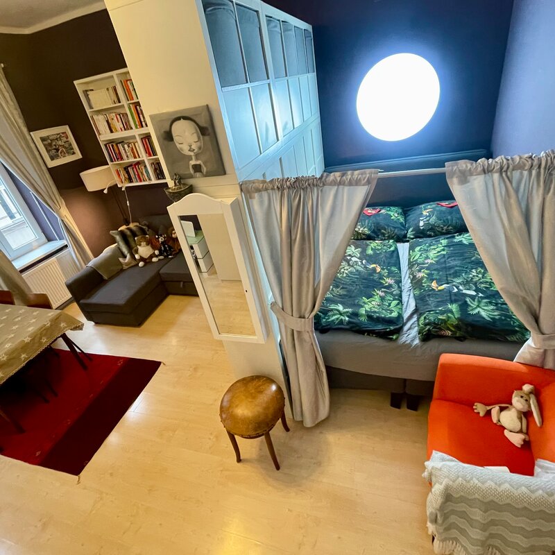 Möbliertes 1-Zimmer Apartment mit Schlafnische & Wohnbereich – Kurzzeitmiete Wien, Wohnen auf Zeit 1–6 Monate
