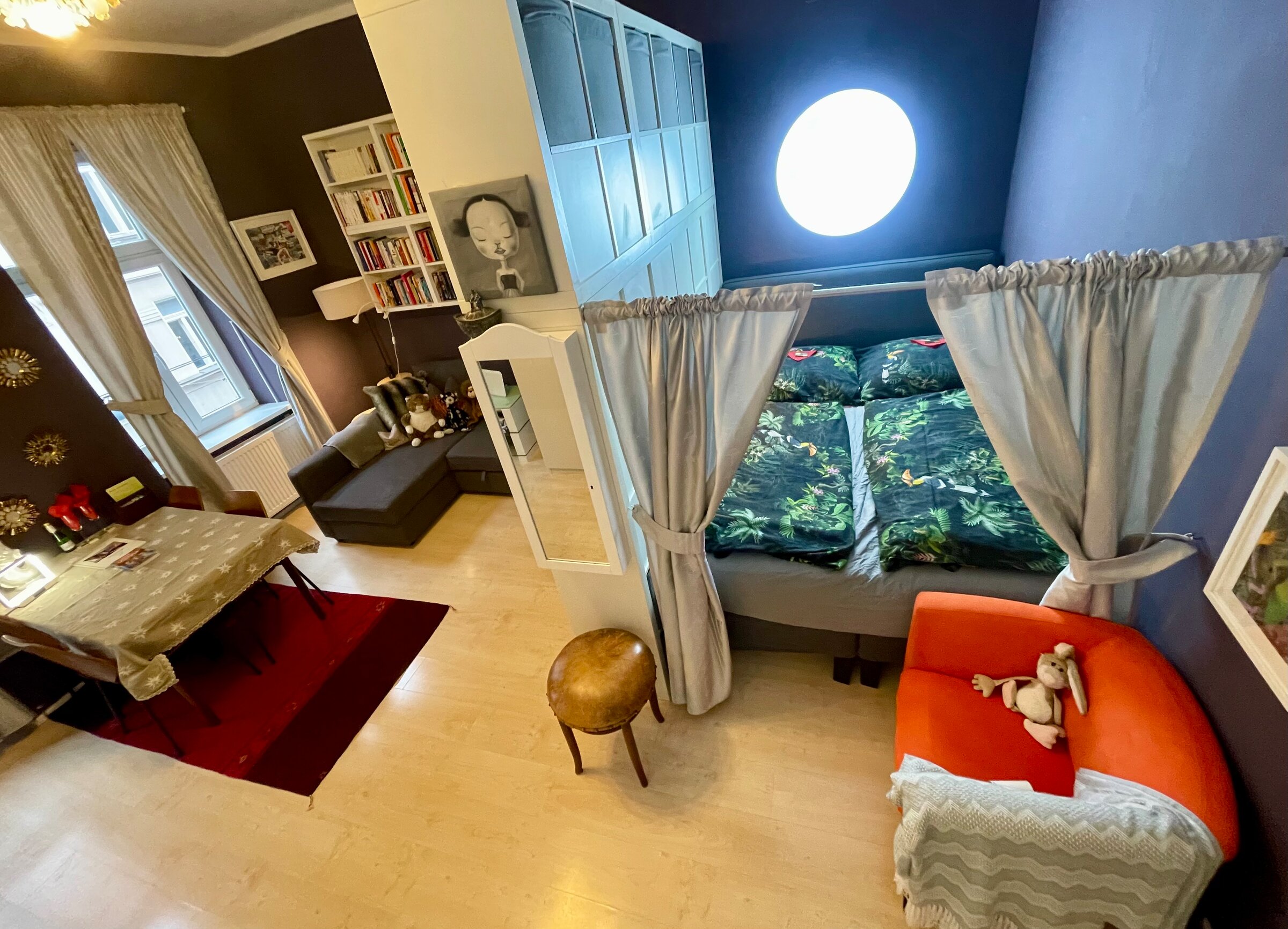 Möbliertes 1-Zimmer Apartment mit Schlafnische & Wohnbereich – Kurzzeitmiete Wien, Wohnen auf Zeit 1–6 Monate
