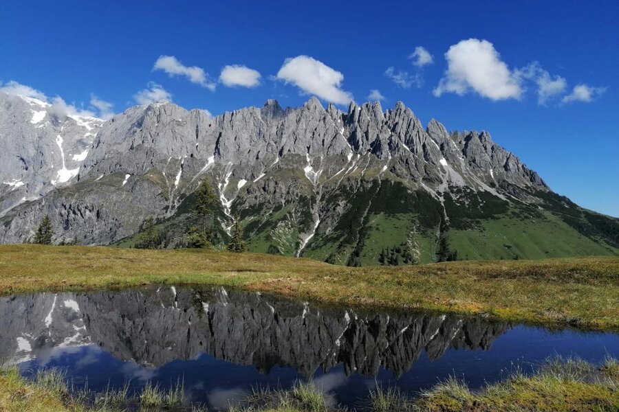Alpines Bergpanorama mit Bergsee: 3-Zimmer Wohnung, Kurzzeitmiete & Wohnen auf Zeit für 1 bis 6 Monate in Mühlbach am Hochkönig