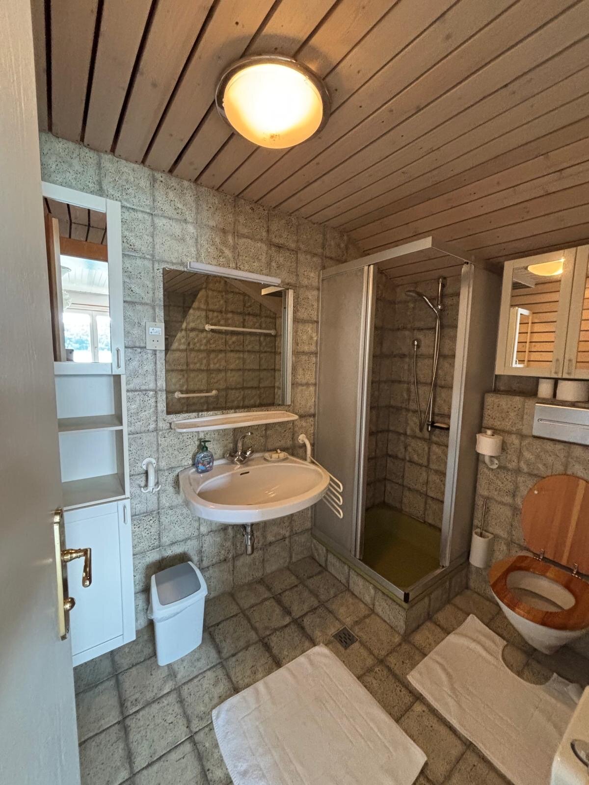 Badezimmer mit Dusche