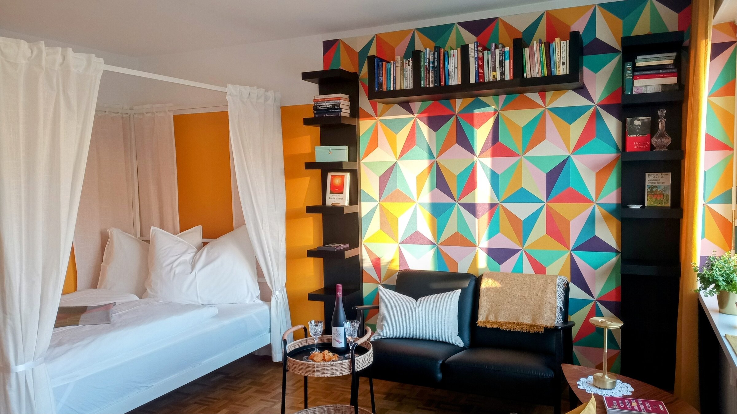 Living- and Bedroom