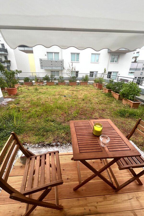 Dachterrasse, begrünt | © AG