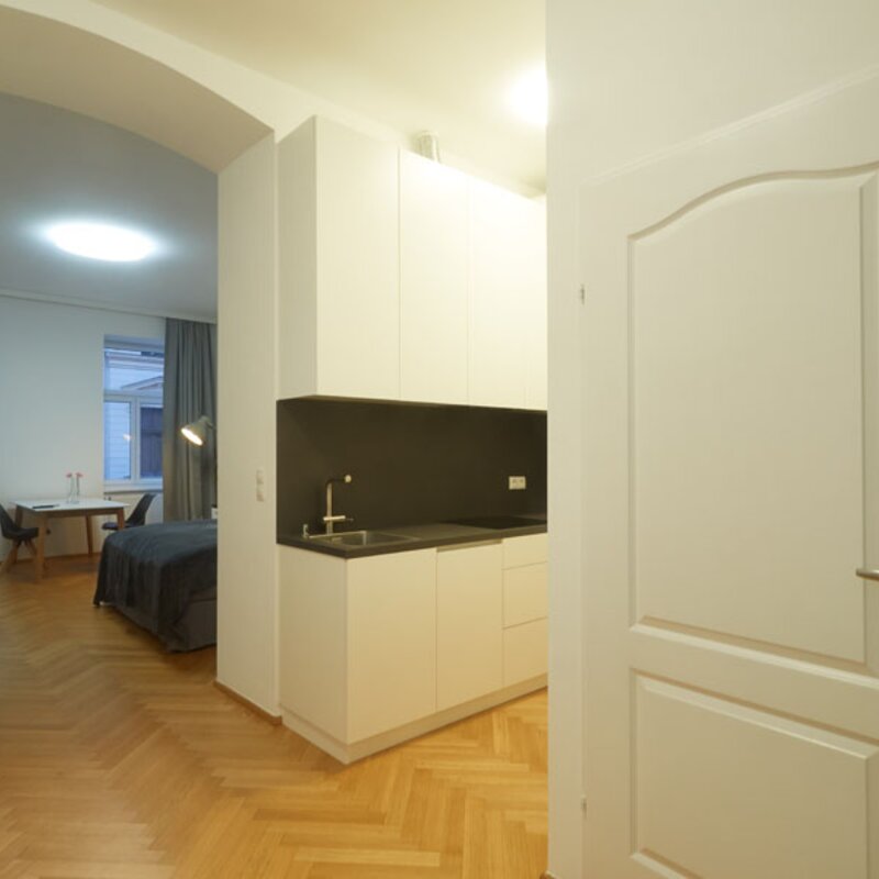 Küchenzeile/Wohnraum