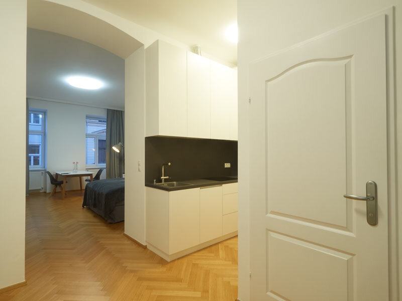 Küchenzeile/Wohnraum