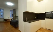 Küche und Wohnraum