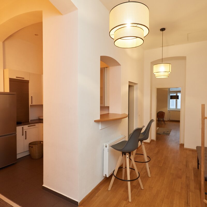 Küche, Hochtisch, Garderobe