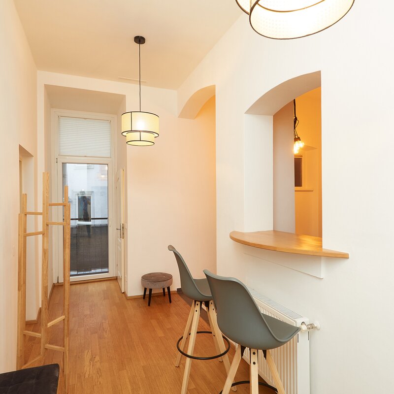 Küche, Hochtisch, Garderobe