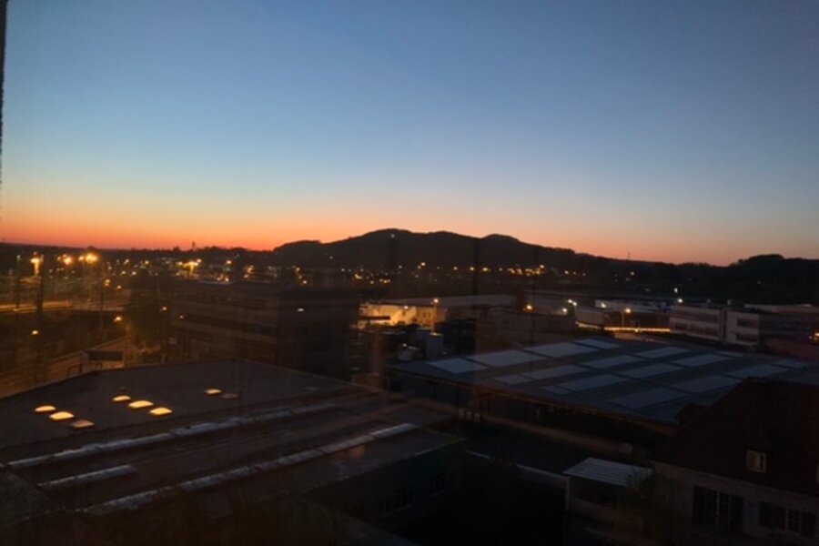 Blick aus dem Küchenfenster