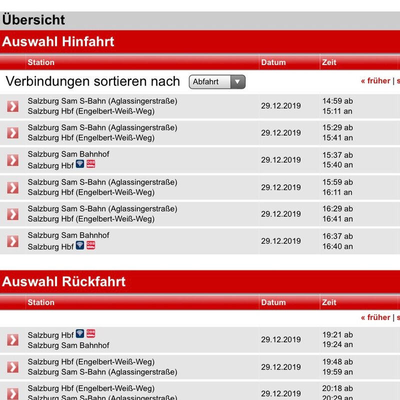  zum Hauptbahnhof  Fahrzeit 3 min