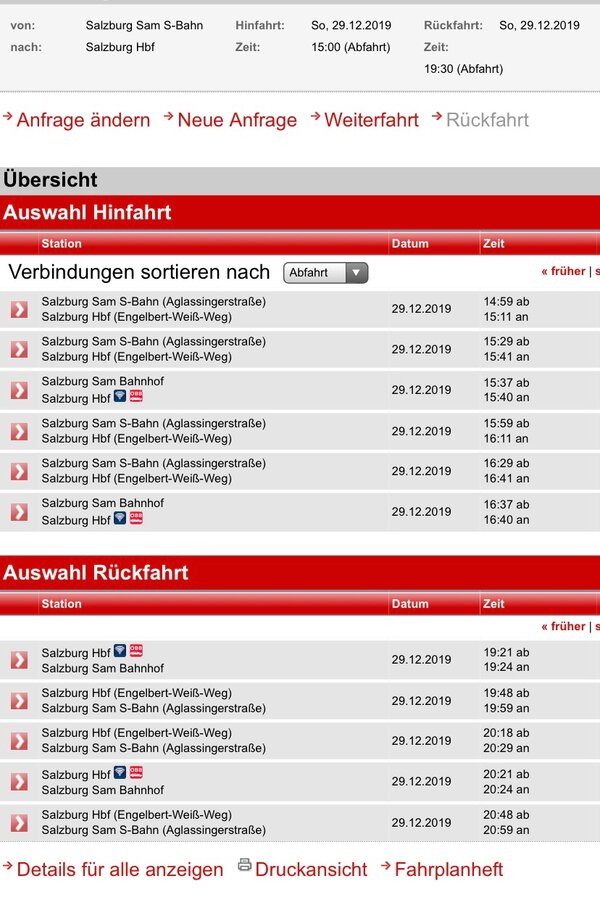  zum Hauptbahnhof  Fahrzeit 3 min