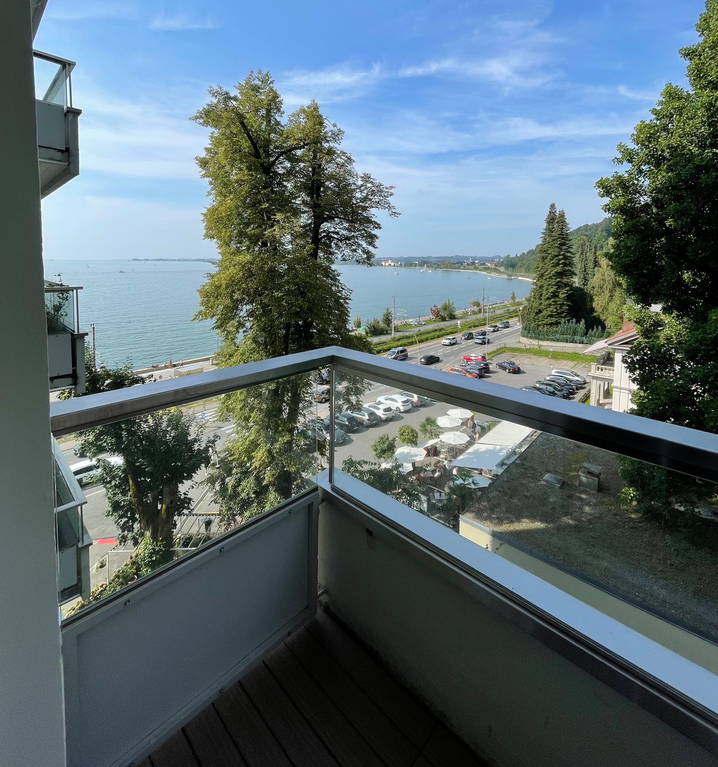 Balkon mit Seeblick – Studio Kurzzeitmiete Bregenz, Wohnen auf Zeit für 1 bis 6 Monate