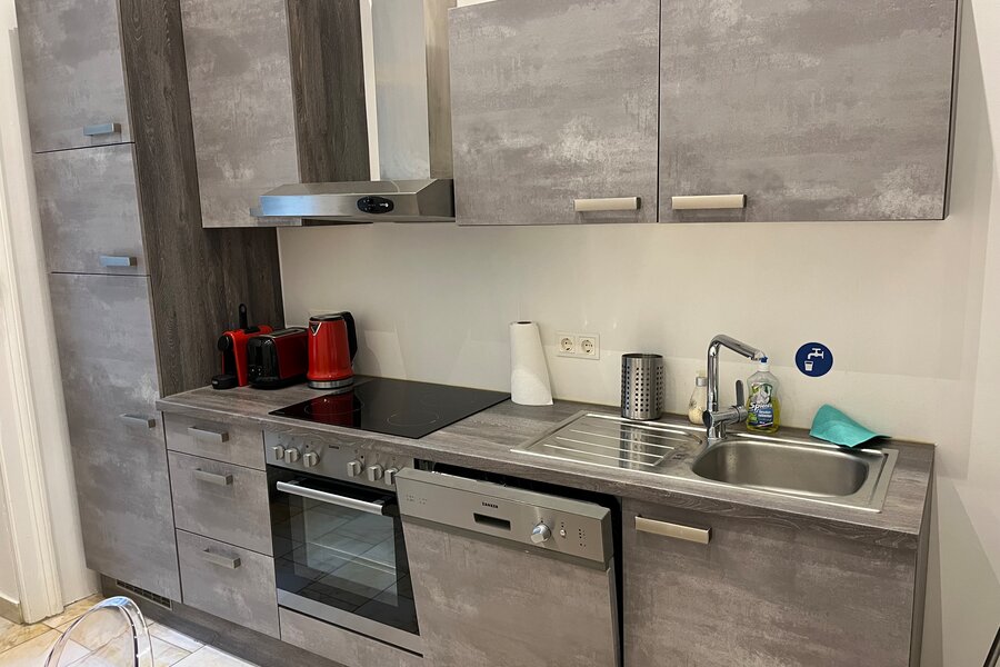 voll ausgestattete Küche