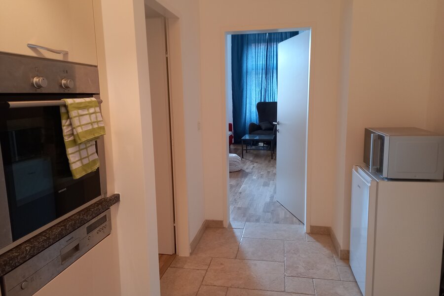 Küche Richtung Wohnzimmer