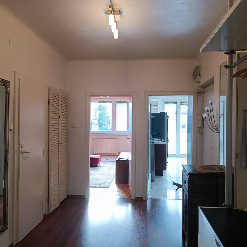 Vorraum mit Blick zur Küche und zum Wohnzimmer  | © Stefan Baloh 