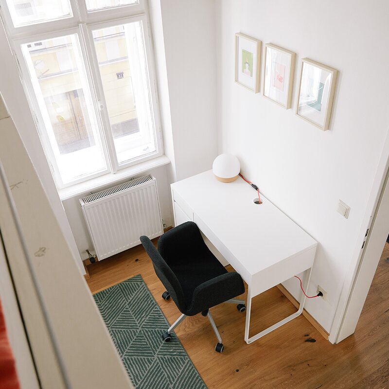Bedroom 2 with office table
