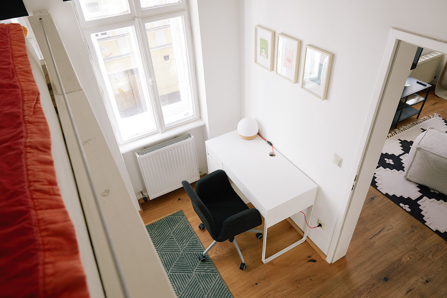 Bedroom 2 with office table
