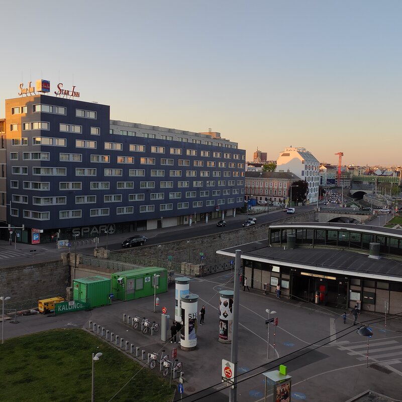 Blick aus dem Fenster