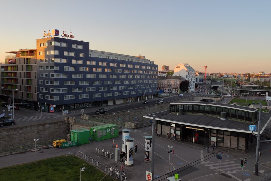 Blick aus dem Fenster