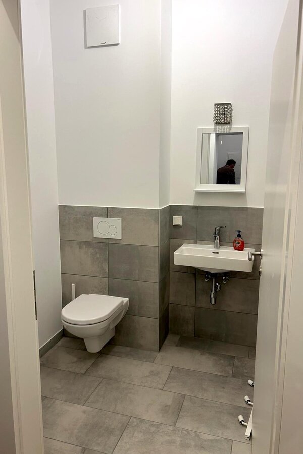 Badezimmer mit Badewanne