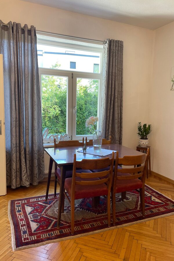 Essbereich im Wohnzimmer