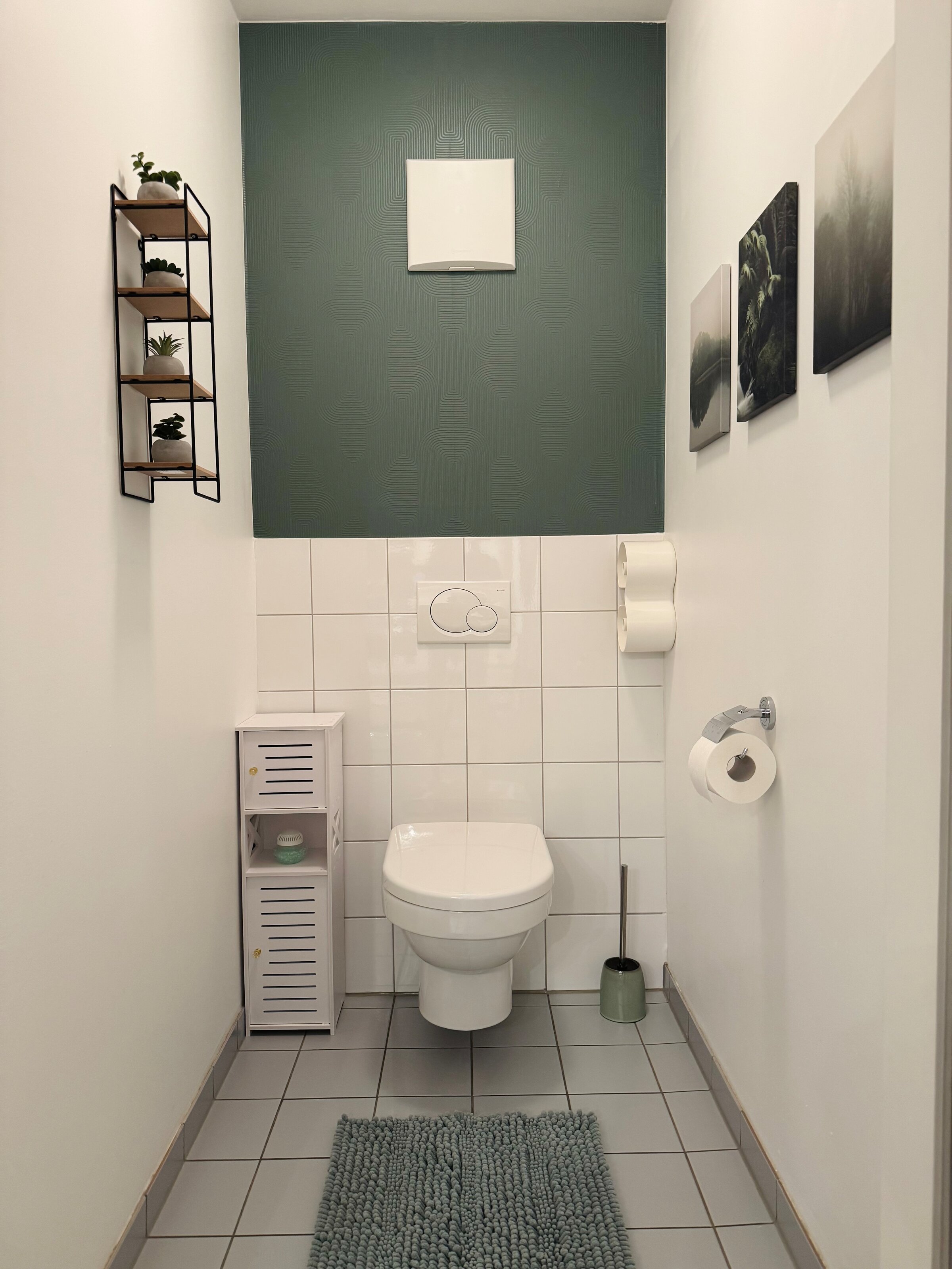Toilette mit Lüftung
