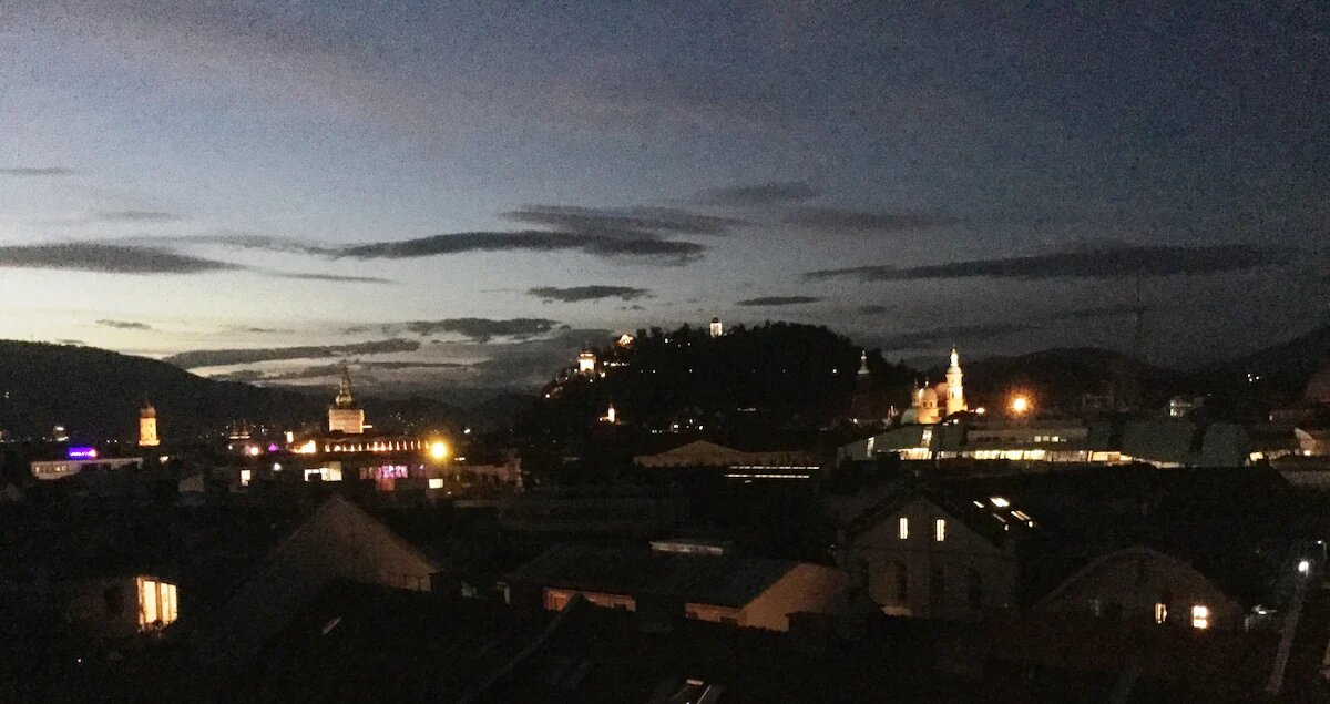 Graz bei Nacht