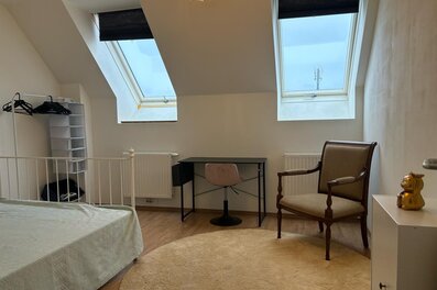 Helles Zimmer mit Dachfenstern in 3-Zimmer-Wohnung – Kurzzeitmiete & Wohnen auf Zeit für 1 bis 6 Monate in Wien